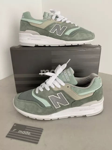 NEW BALANCE 997 'Less Is More Mint' M997SOB -US 9.5 - Made in USA - BARELY WORN