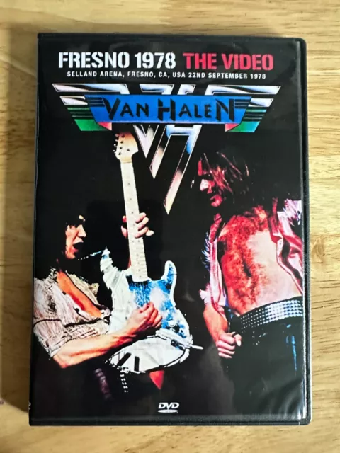 Van Halen - Live in Fresno 1978 DVD Eddie Alex David Lee Roth