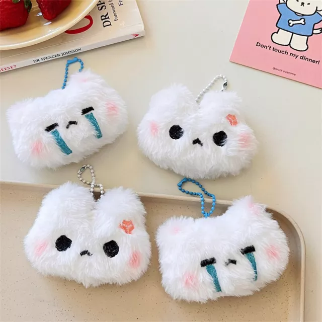 Cute Rabbit Pendant Plush Toys Keychain Bag Pendant Key Ring Charms Decoratio Le