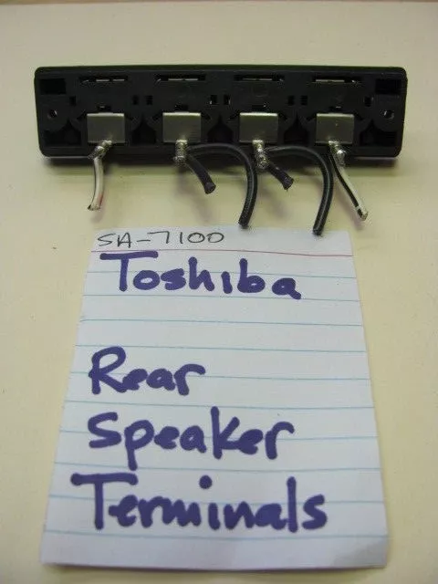 Toshiba Speaker Terminal Sa-7100 Stereo Receiver 2