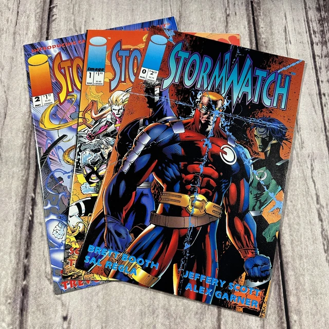 STORMWATCH 0, 1, 2 Image Comics 1993 FIRST PRINTING HIGH GRADE Lot of 3