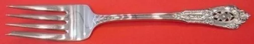 Rose Point by Wallace Sterling Silver Salad Fork 6 3/8" Flatware
