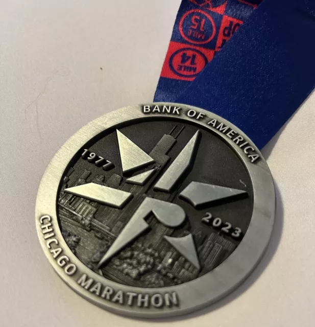2023 CHICAGO MARATHON Finisher Medal with Ribbon Bank of America. £42.
