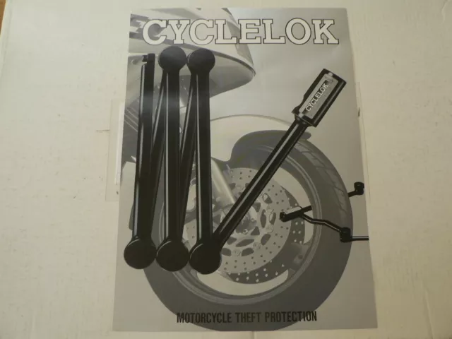 O228 Brochure  Cyclelok The Folding Motorcycle Lock English 2 Pages