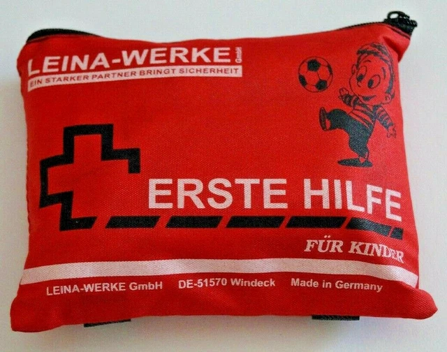 Erste Hilfe KINDER Verband Tasche Urlaub Klett Freizeit Schule Kindergarten !!!