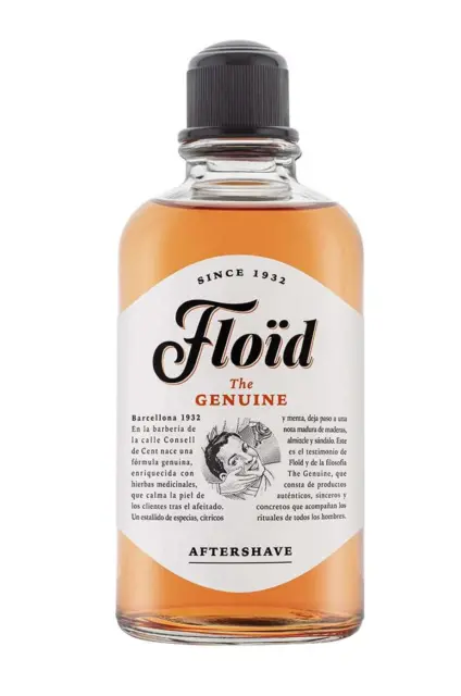 (57,38€/L) FLOID The Genuine Aftershave 400ml NEW FORMULA | mit/ohne Zerstäuber