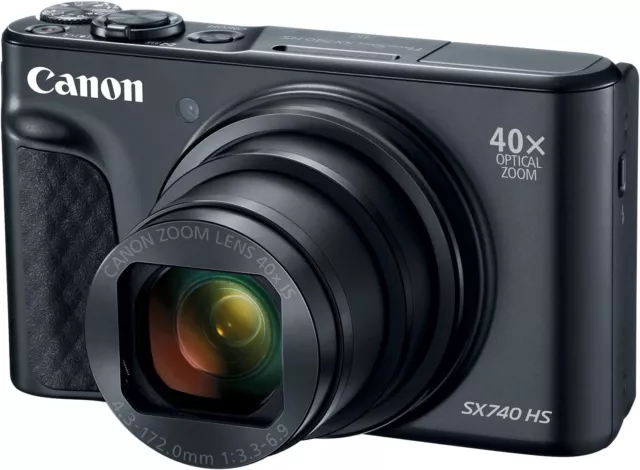 Canon PowerShot SX740 HS Digital Camera (Black) New!!!
