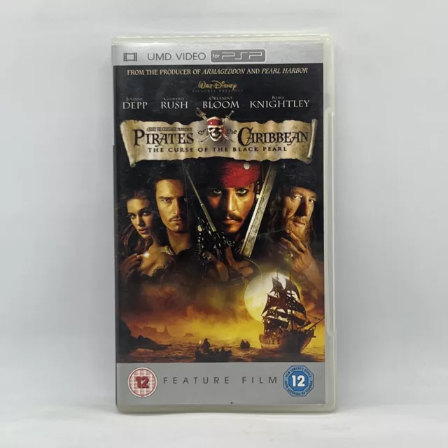 Pirates Of The Caribbean Black Pearl Curse PSP PlayStation UMD Video Region 2
