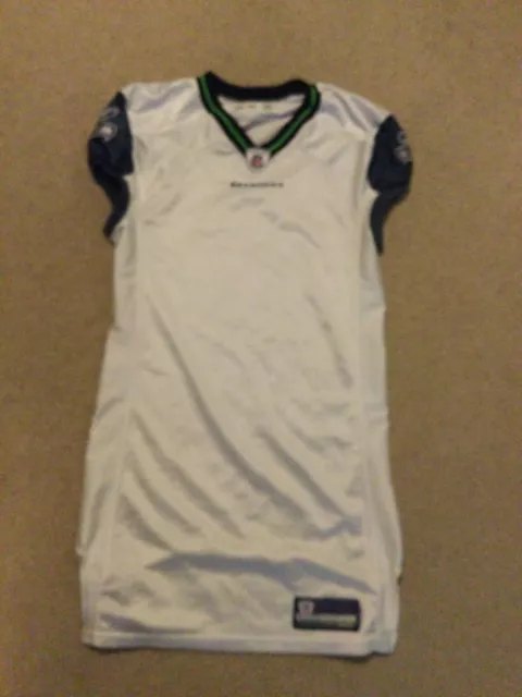 Seattle Seahawks 2008 DL Game Issue Road White Jersey size 46 Ready