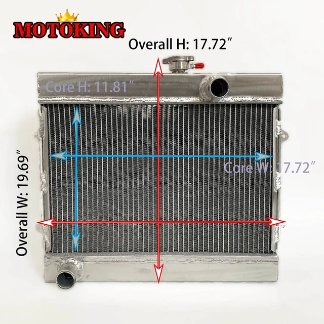 ALUMINUM RADIATOR FOR 1974-1985 1975 TOYOTA COROLLA KE30 KE35 KE38 KE55 ...
