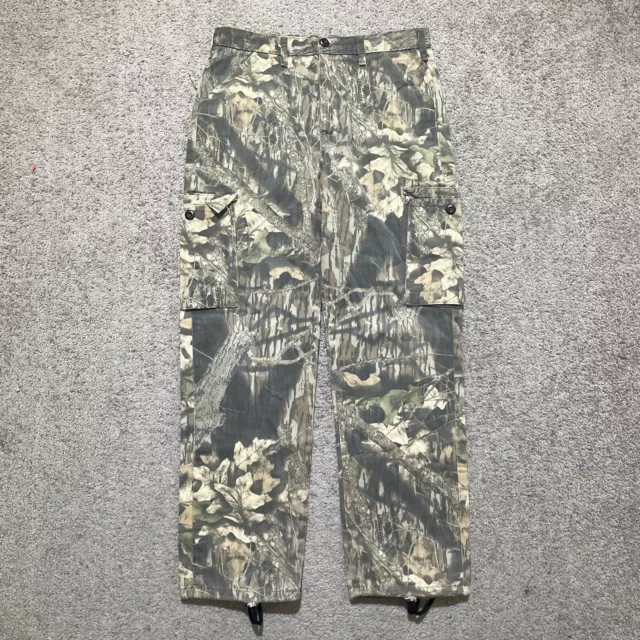 Vintage Liberty Cargo Pants Men 34x32 Mossy Oak Break Up Camo Grunge Hunting USA