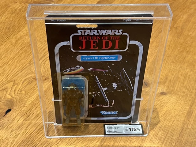 Vintage Star Wars Tie Fighter Pilot 65Back ROJ Kenner 1983 UKG (UK AFA) Grade 75