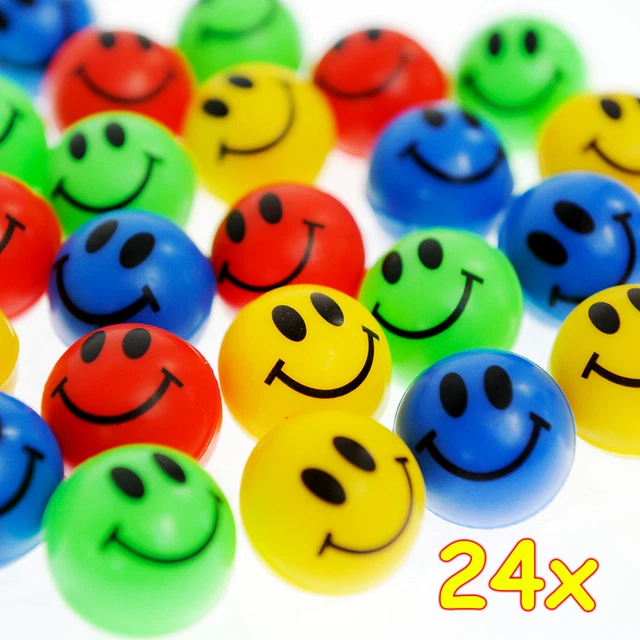 12x Lustige Lachgesicht-Schlüsselanhänger Mit Kette – Perfektes Mitgebsel Für Kindergeburtstage & Smile-Partys