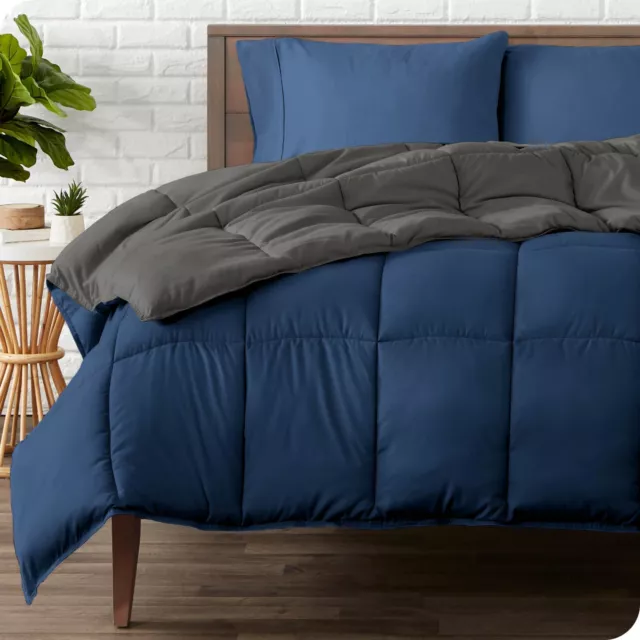 Bare Home Goose Down Alternative Comforter - Reversible Colors - Ultra Soft