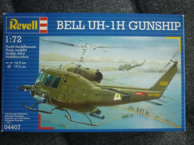 Revell 04407 1:72 Bell UH-1H Gunship US Army