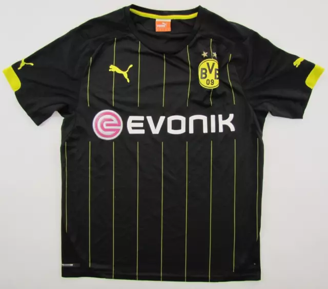 Borussia Dortmund 2014-16 2016 Trikot Puma schwarz shirt BVB Evonik Medium M