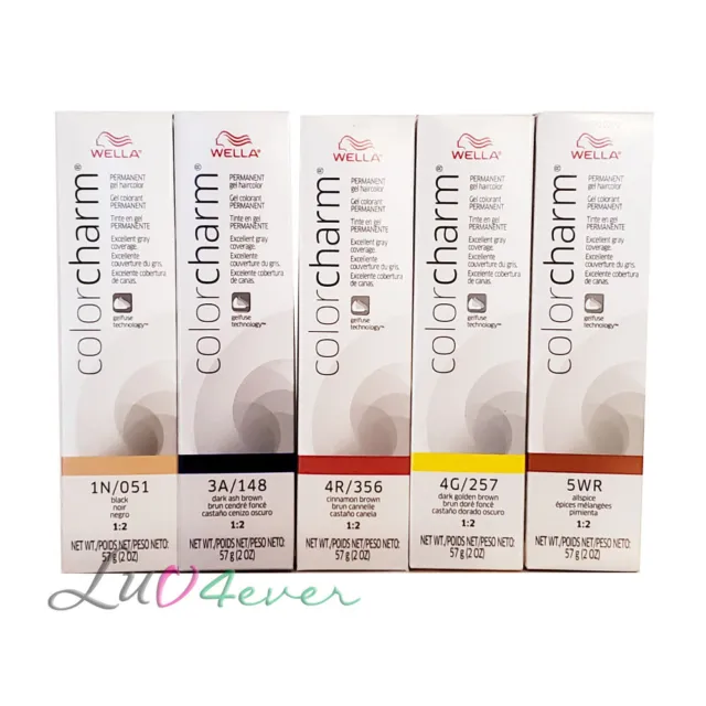 Wella Color Charm Permanent Gel Hair Color 2 oz (**Choose Your Color**)