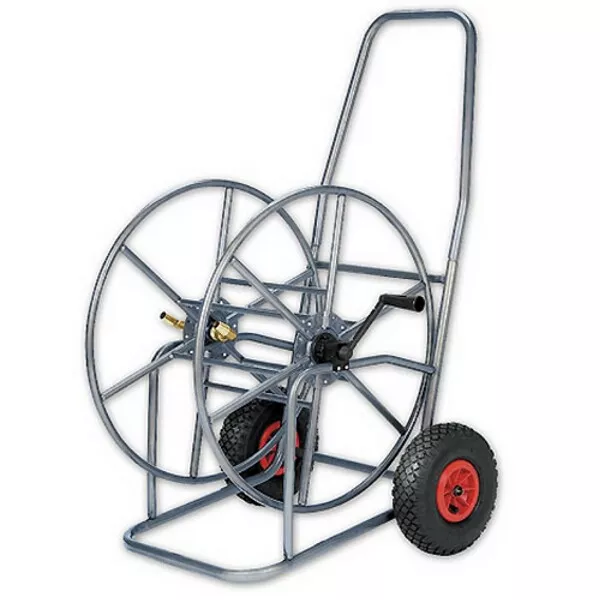 Schlauchwagen Gartenschlauchwagen Schlauchtrommel  max 110m 3/4" Edelstahl