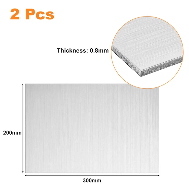 Lamiera Acciaio Inox 2.0 Mm - 600x700 Mm Superficie Spazzolata - Foto 9