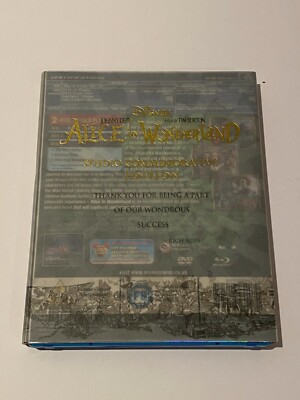 DISNEY AND TIM Burton Alice in Wonderland Johnny Depp Blu Ray DVD £4.99 ...