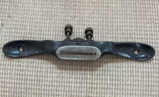 VINTAGE STANLEY ENGLAND No. 151 ADJUSTABLE SPOKE SHAVE-HAND TOOL-PLANE NICE