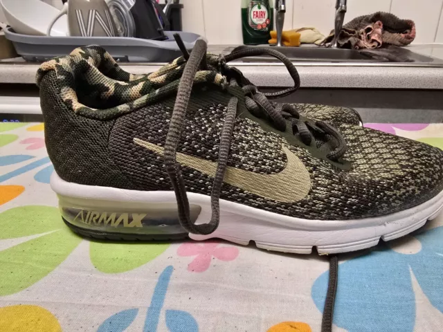 Nike air max sequent camo clearance
