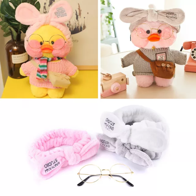 Doll Accessories For 30cm Duck Plush Doll Headband Glasses Outfit For 30cm T'EL