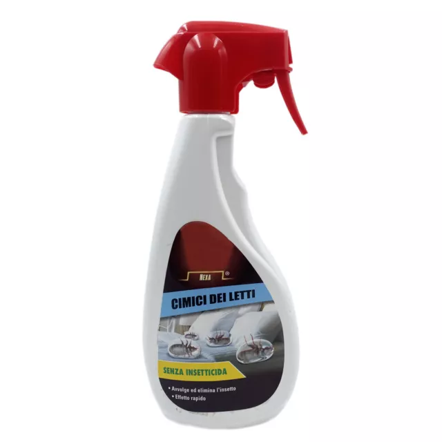 [1x, 3x] Spray 500ml Cimici dei Letti Insetticida Acari Pulci Materassi e Divani