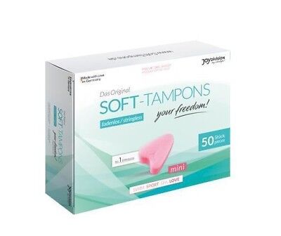 tampones esponjas vaginales MINI Soft tampons joydivision 50 unid - Env Domi