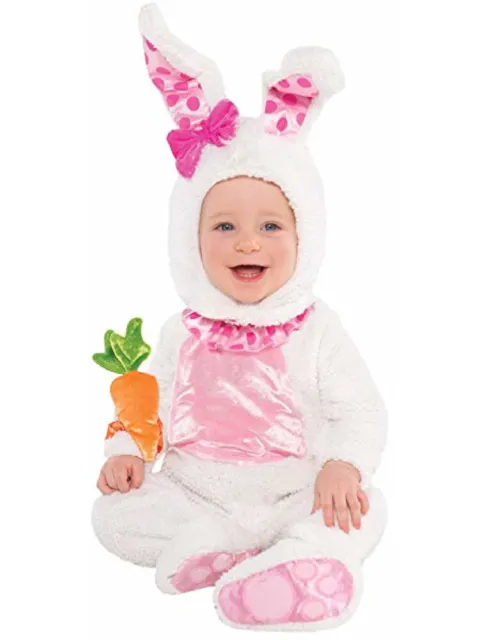 Baby Infant Wittle Wabbit Easter Bunny Rabbit Animal Fancy Dress Party Costume