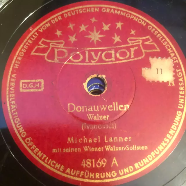 Michael Lanner ~ Polydor ~ Schellackplatte ~ 78 Rpm