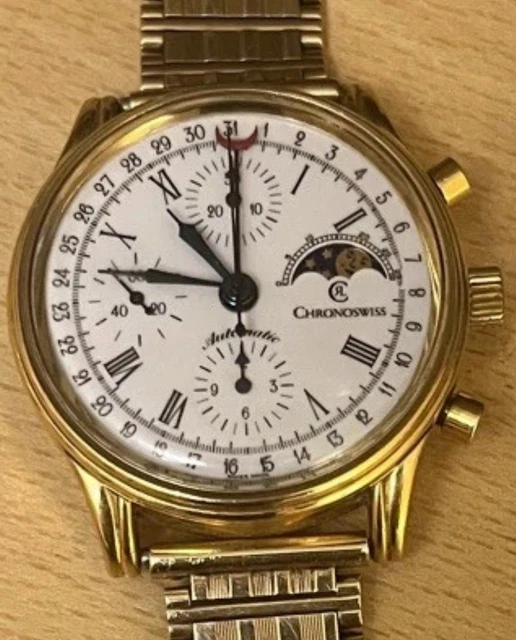 CHRONOSWISS MEN'S WATCH Automatic Chrono Moon