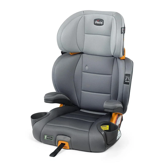 KidFit ClearTex Plus 2-in-1 Belt-Positioning Booster Car Seat Aged 4 Years