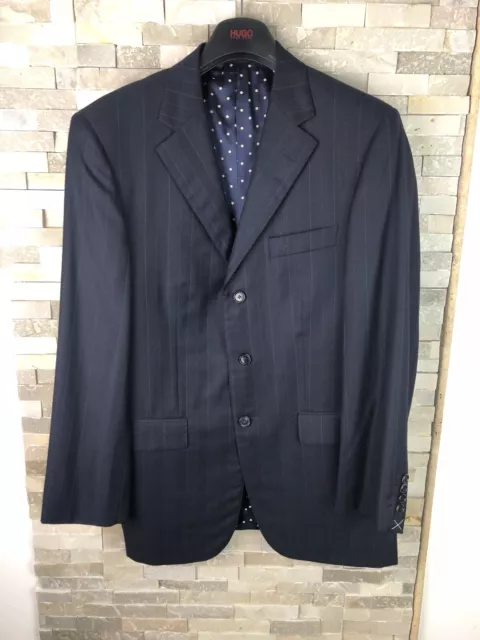 DAKS mens Size 42 Striped 100% Cashmere Blazer Smart Jacket