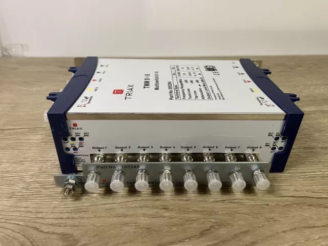 Triax TMM 9 x 8 Cascade Multiswitch p/n 305294