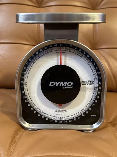 Dymo By Pelouze Heavy Duty Mechanical Package Scale 50 LB Capacity Y50