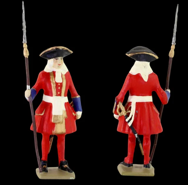 Figurine Ancienne Soldat VERTUNNI - Infanterie Légère Louis XV, Collection