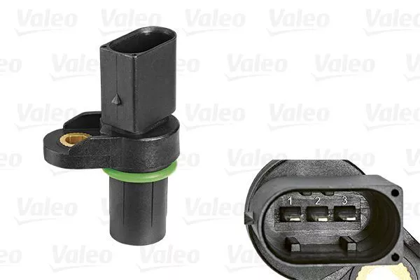 Valeo 254069 Crankshaft Pulse Sensor Hall 3 Pins 12V Without Cable Fits BMW