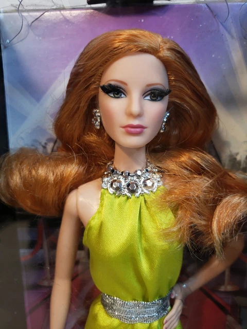 The Barbie Look Red Carpet Green Gown Model Muse Doll 2013 Mattel Bdh26 Nrfb 3