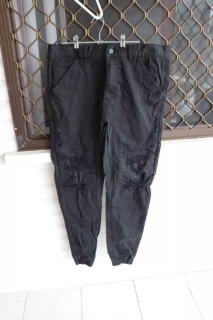 Mens KSCY melbourne black Jogger Pant trousers pants size 34 liek new