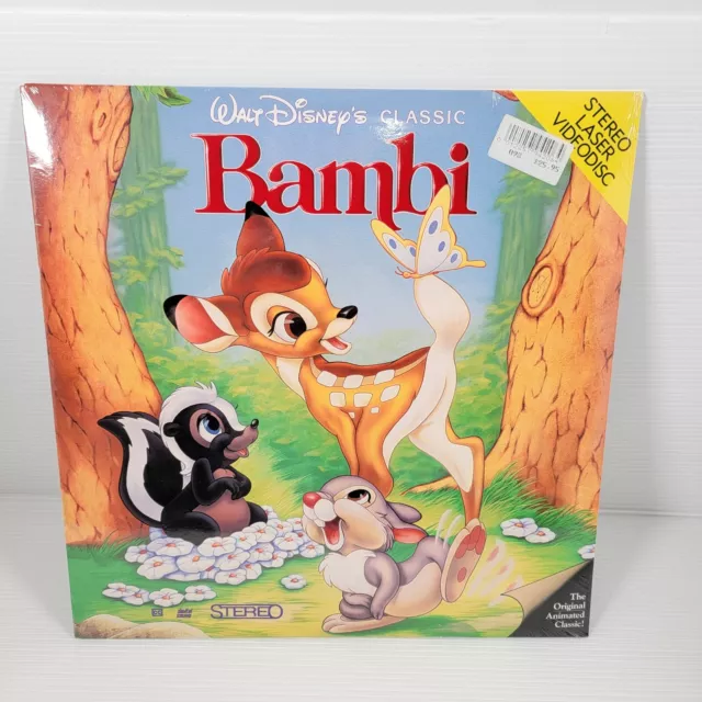 Bambi - Laserdisc Walt Disney LD - Brand New Sealed