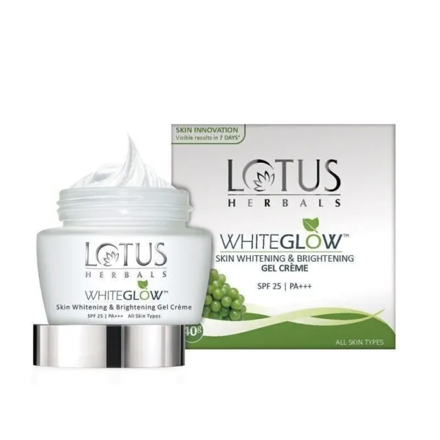 Lotus Herbal White Glow Gel-Crème Blanchissant Et Éclaircissant Pour La...
