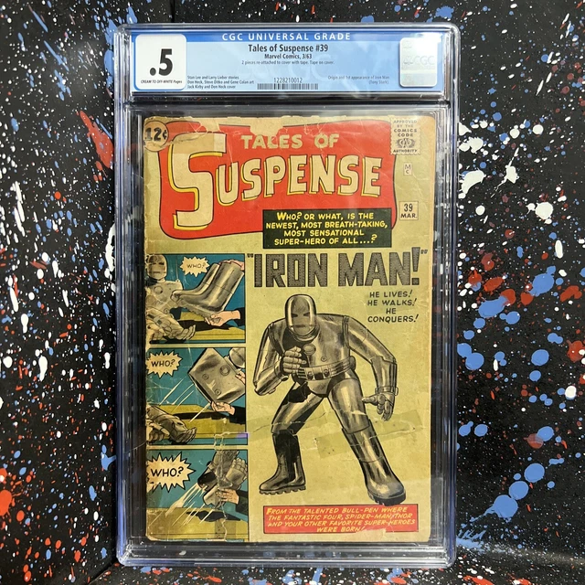Tales of Suspense #39 (Mar 1963, Marvel) CGC GRADED 0.5 1st APPEARANCE IRON MAN