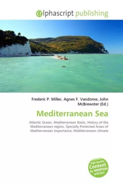 Mediterranean Sea Frederic P. Miller (u. a.) Taschenbuch Englisch