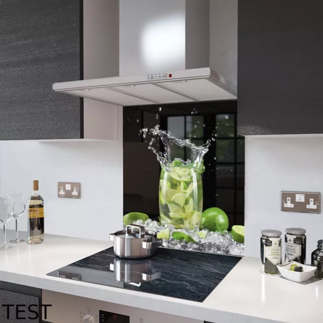 Glass Splashbacks Mojito and Accessories - Made By Premier Range