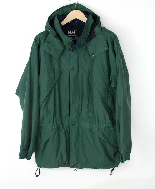 Vintage Helly Hansen Uomo Hellytech Outdoor Parka Cappotto TAGLIA S