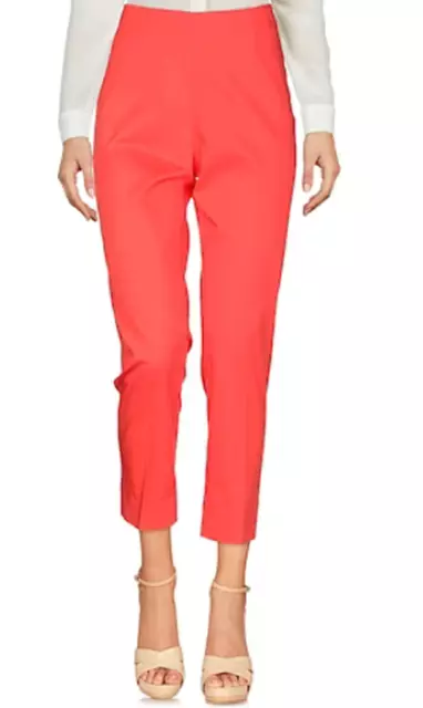 Peserico Sign Dress Cropped Pants Coral 4US/40 (IT) NWT $236