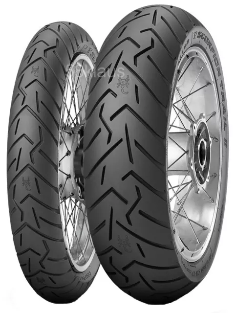 Satz Pirelli Scorpion Trail 2 II 170/60 R17 72V + 120/70 R19 60V Reifen Paar Set