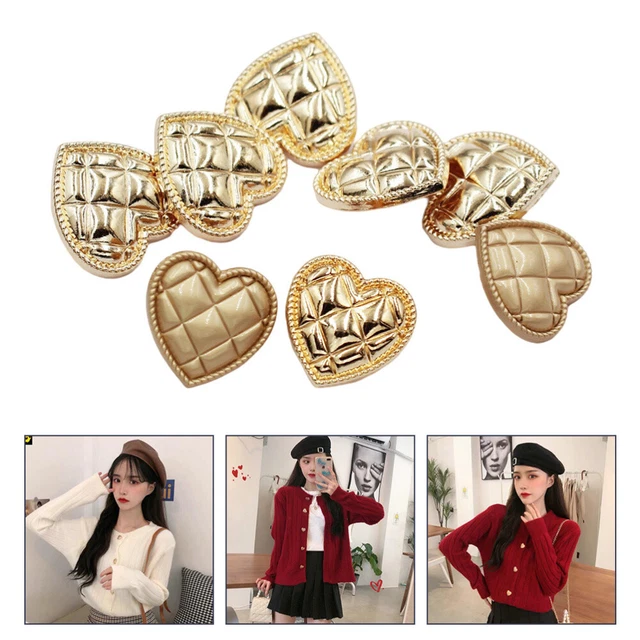 Botón antiguo botón de amor botones para ropa joyería de moda Xiaoxiangfeng