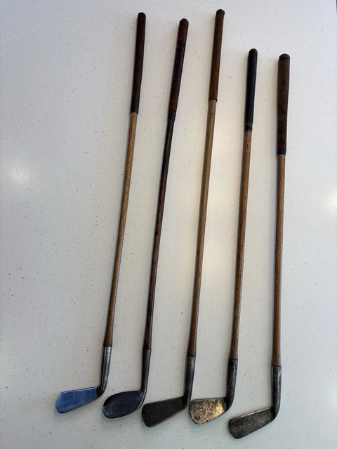 Antique Vintage R. Forgan St. Andrews Scotia Hickory Wood
